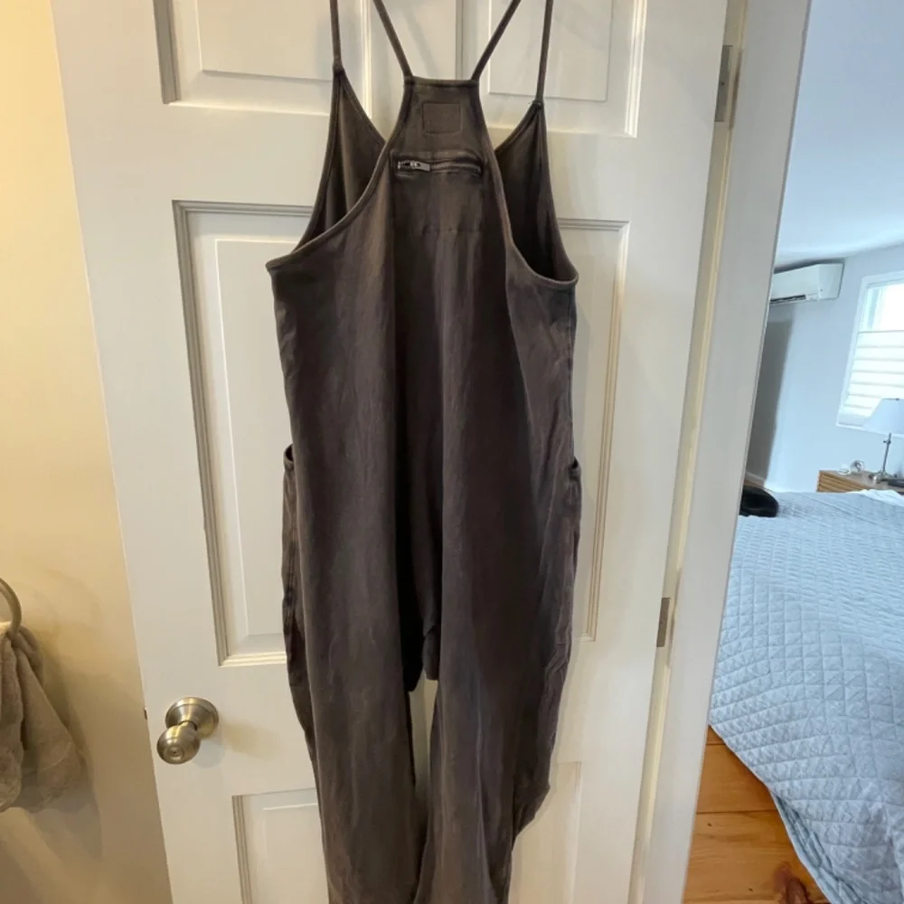 Free People FP Hot Shot Onesie Romper Washed Black Size XS - Picture 6 of 9